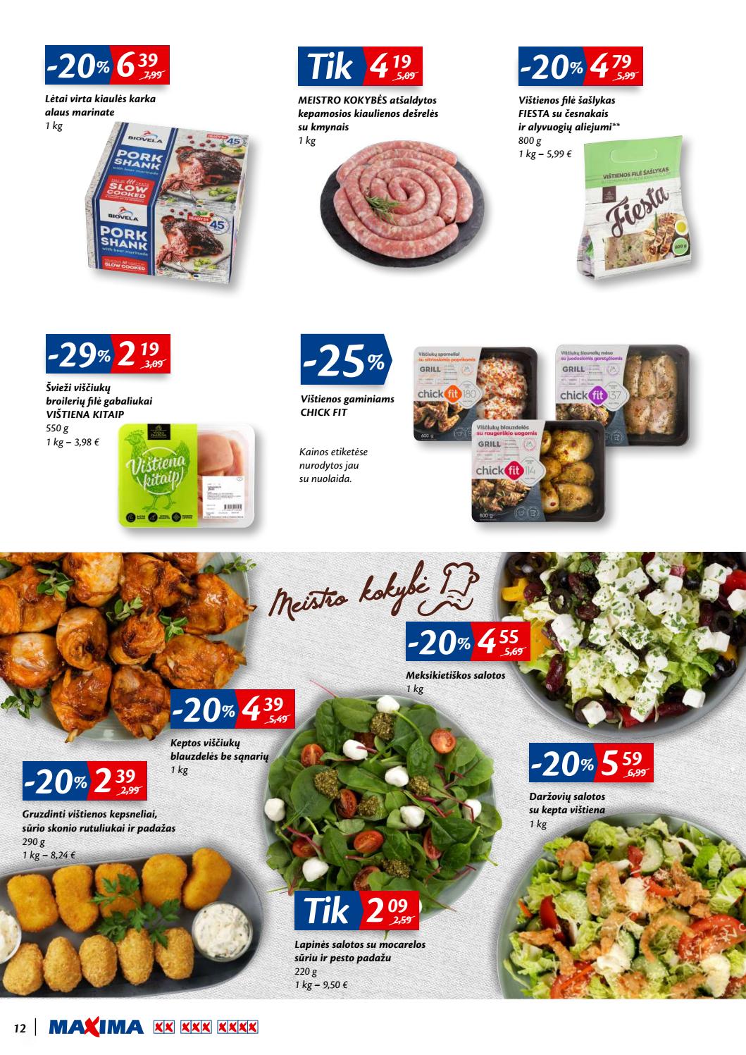 Maxima kaininis leidinys akcijos nuo 
  2019-10-24 iki 
  2019-11-06 | Leidinukas.lt puslapis 12