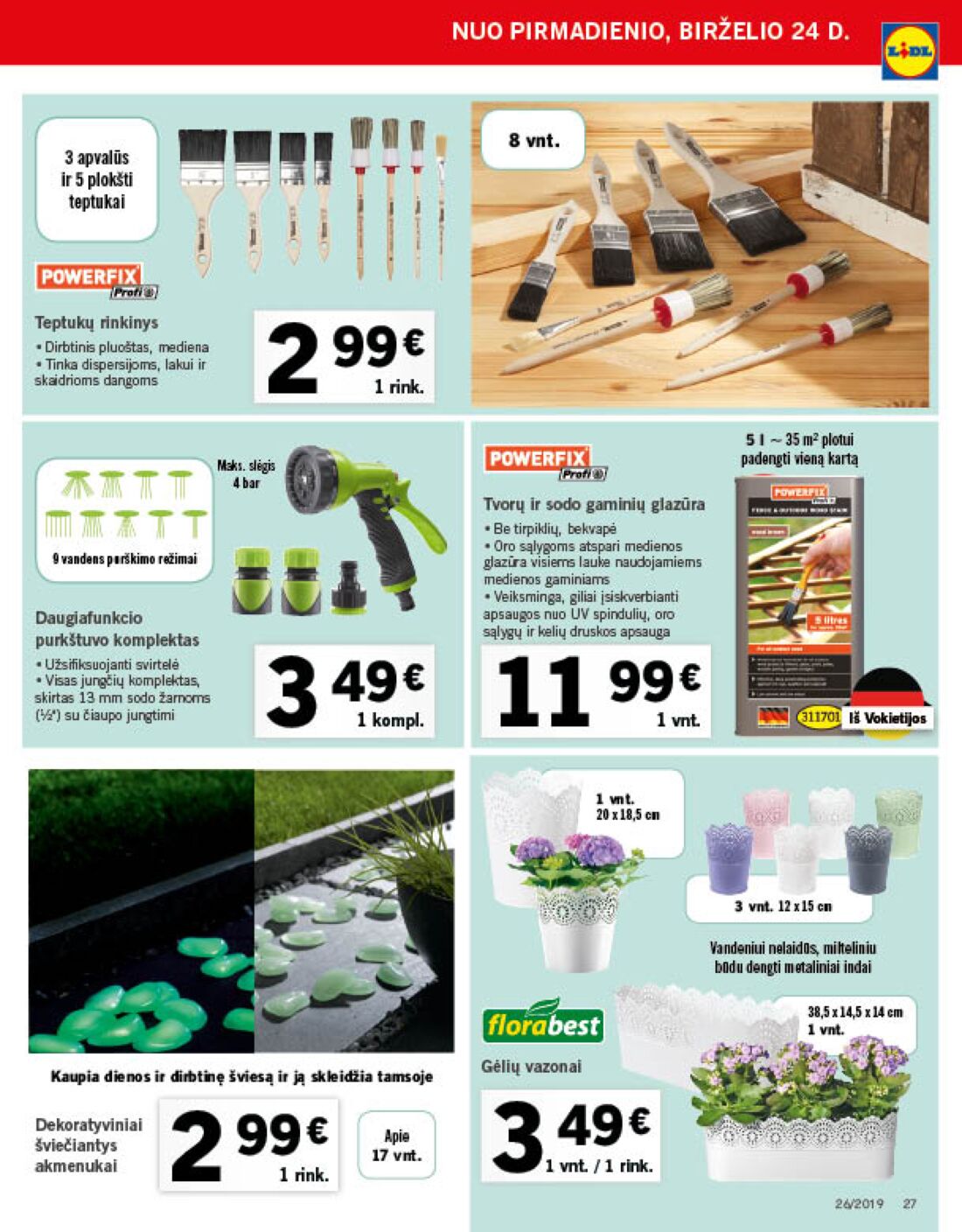Lidl savaitinis leidinys akcijos nuo 
  2019-06-24 iki 
  2019-07-02 | Leidinukas.lt puslapis 27
