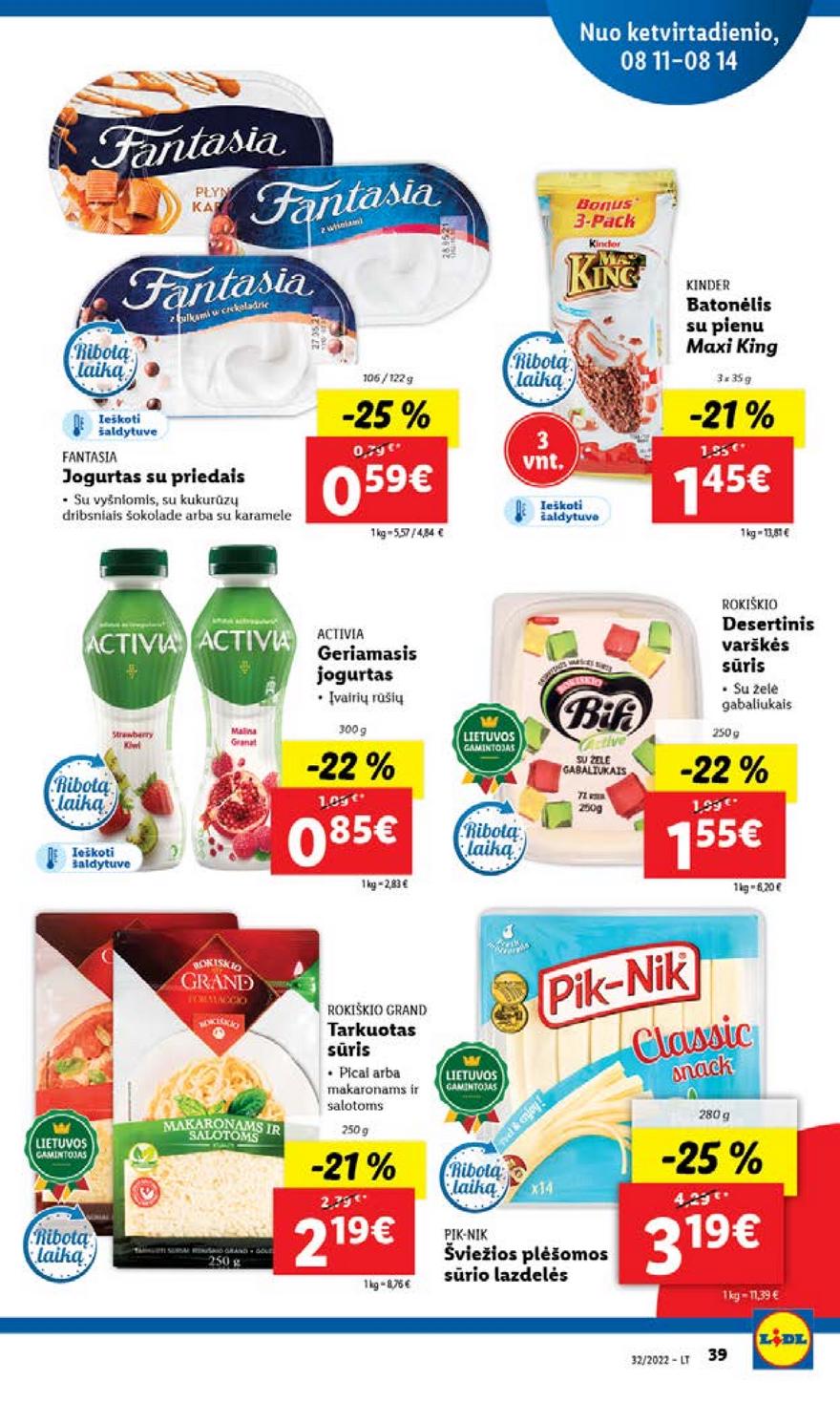 Ldil maisto leidinys akcijos nuo 
  2022-08-08 iki 
  2022-08-14 | Leidinukas.lt puslapis 39