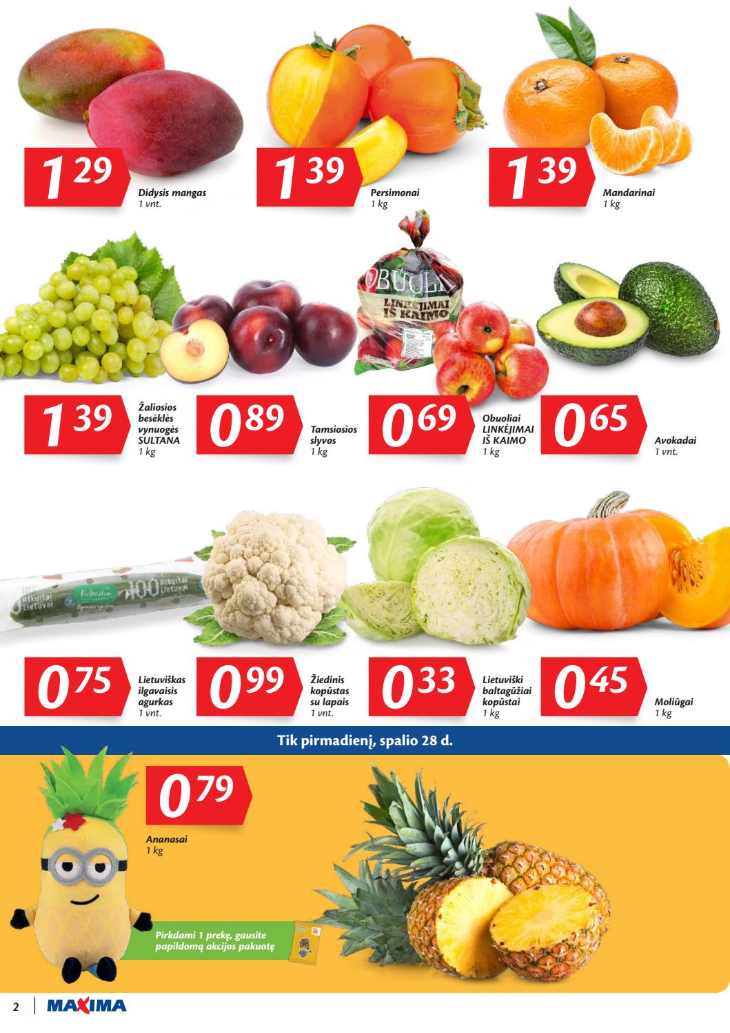 Maxima kaininis leidinys akcijos nuo 
  2019-10-22 iki 
  2019-10-28 | Leidinukas.lt puslapis 2