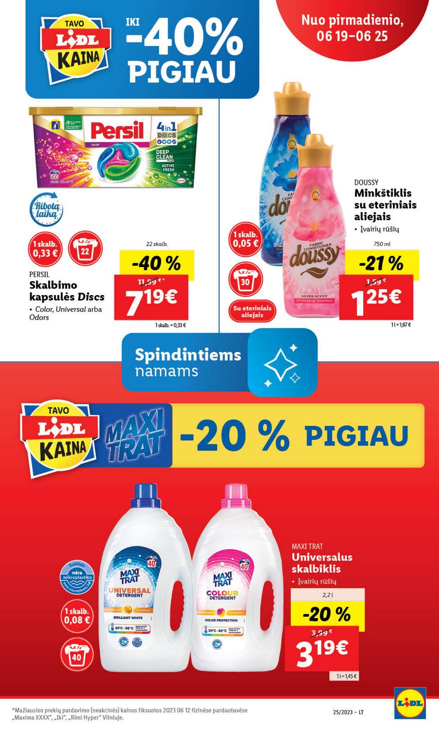 Lidl pasiūlymai akcijos nuo 
  2023-06-19 iki 
  2023-06-25 | Leidinukas.lt puslapis 64