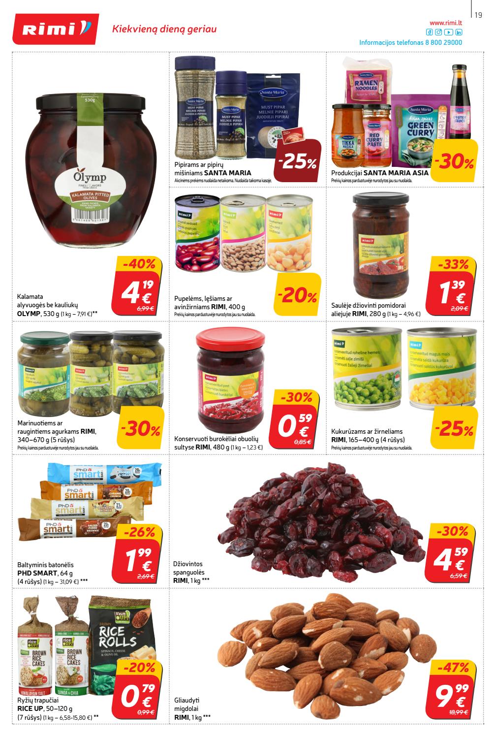 Rimi savaitinis leidinys akcijos nuo 
  2019-11-26 iki 
  2019-12-02 | Leidinukas.lt puslapis 19
