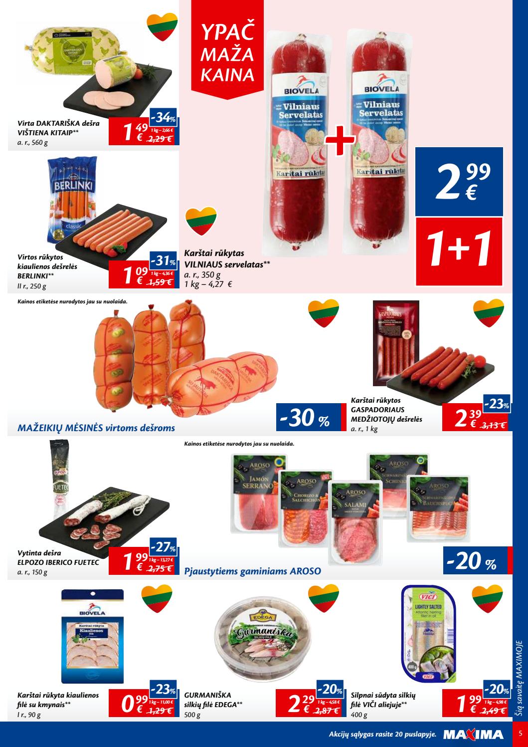 Maxima kaininis leidinys akcijos nuo 
  2019-07-02 iki 
  2019-07-08 | Leidinukas.lt puslapis 5