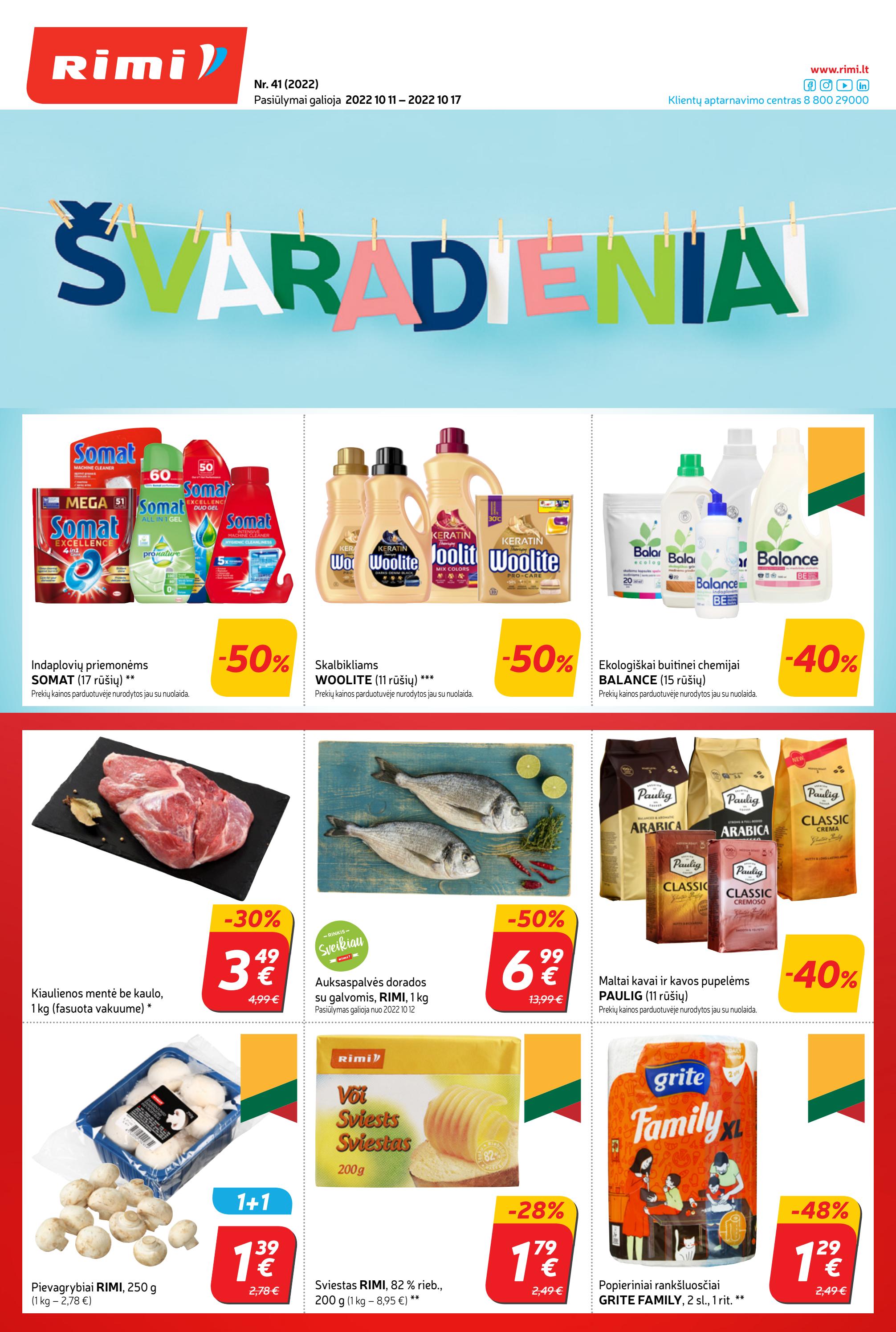 Rimi savaitinis leidinys akcijos nuo 
  2022-10-11 iki 
  2022-10-17 | Leidinukas.lt puslapis 1