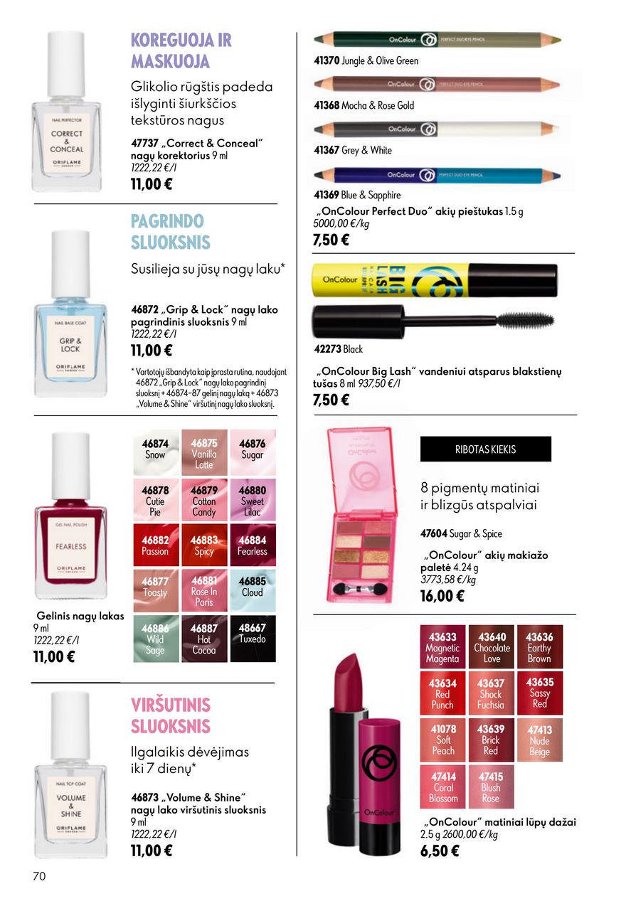Oriflame katalogas akcijos nuo 
  2026-06-24 iki 
  2026-07-14 | Leidinukas.lt puslapis 70