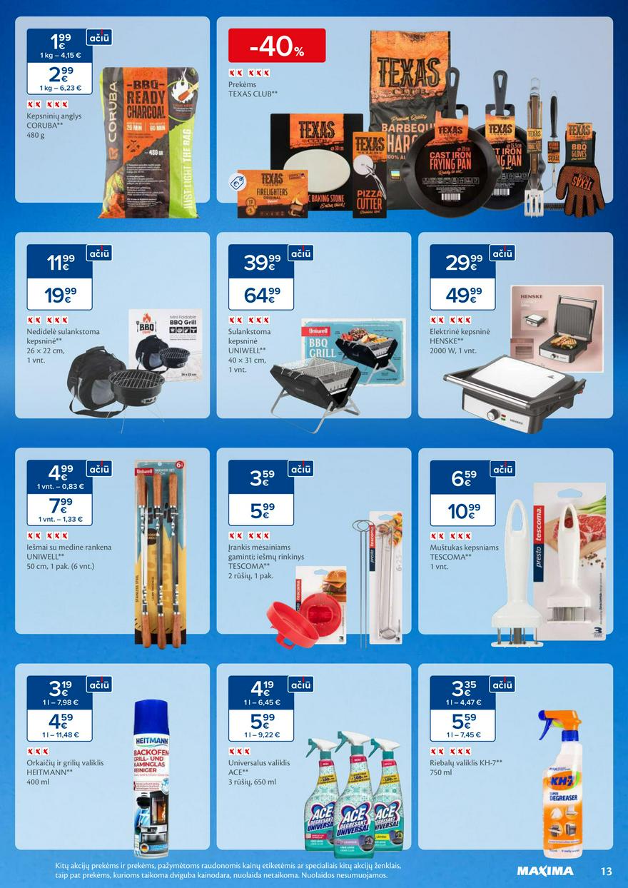 Maxima leidinys 20 akcijos nuo 
  2025-05-13 iki 
  2025-05-19 | Leidinukas.lt puslapis 13