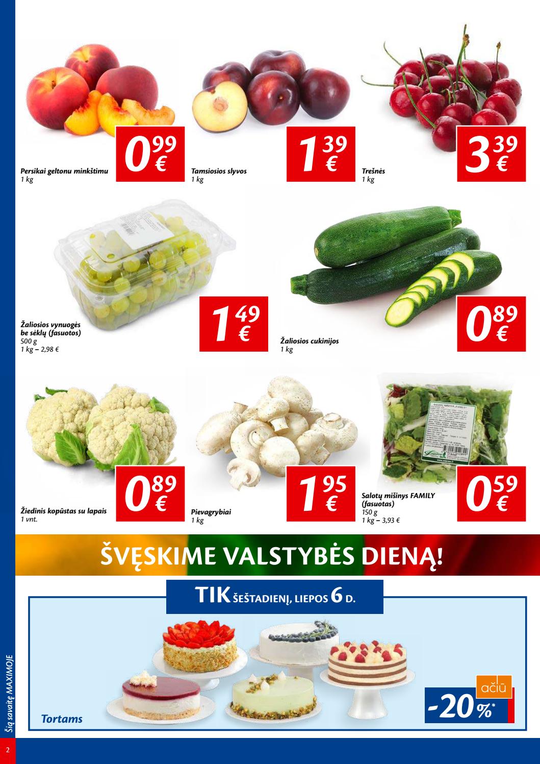 Maxima kaininis leidinys akcijos nuo 
  2019-07-02 iki 
  2019-07-08 | Leidinukas.lt puslapis 2