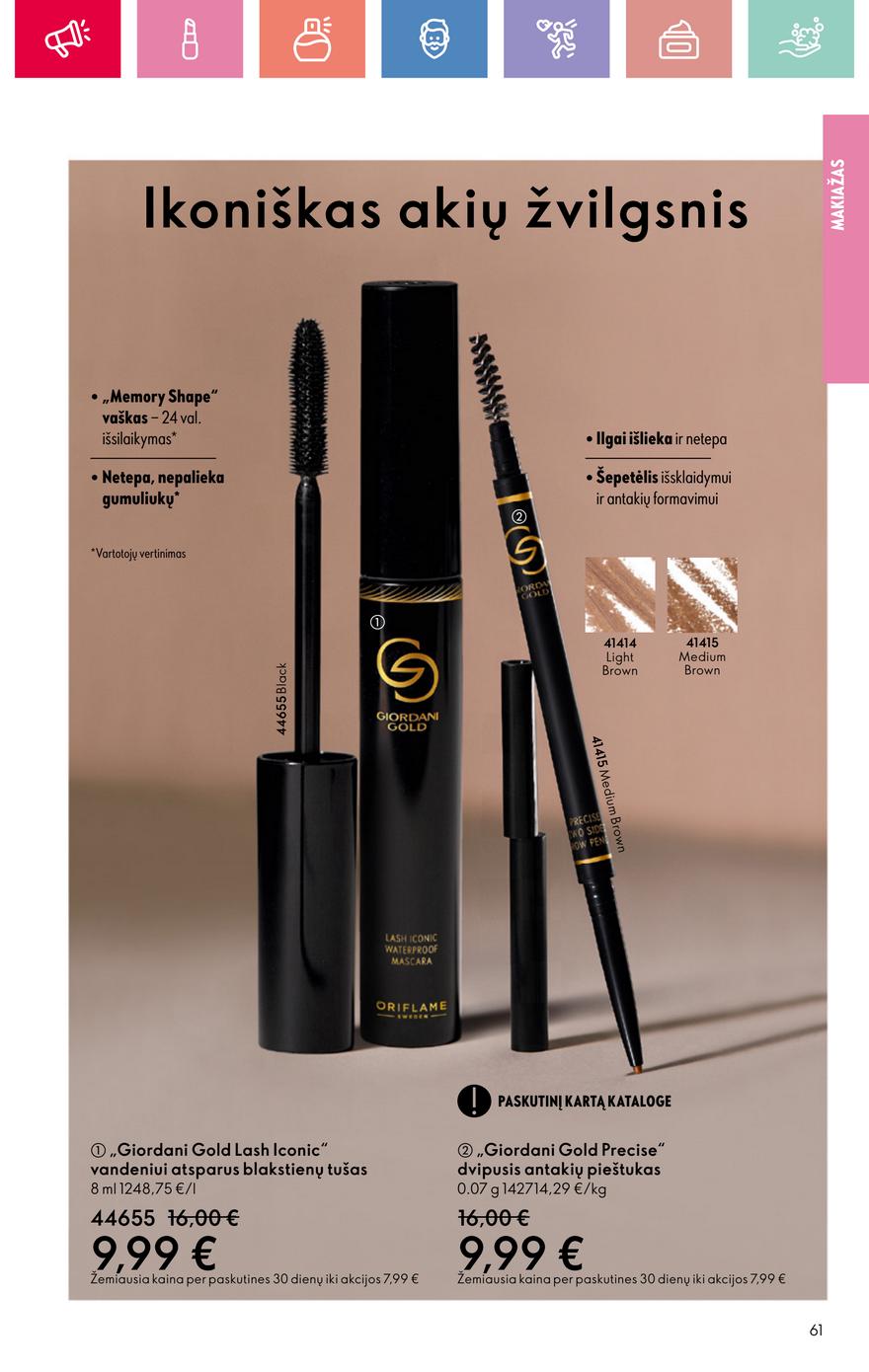 Oriflame katalogas akcijos nuo 
  2025-03-09 iki 
  2025-03-29 | Leidinukas.lt puslapis 61