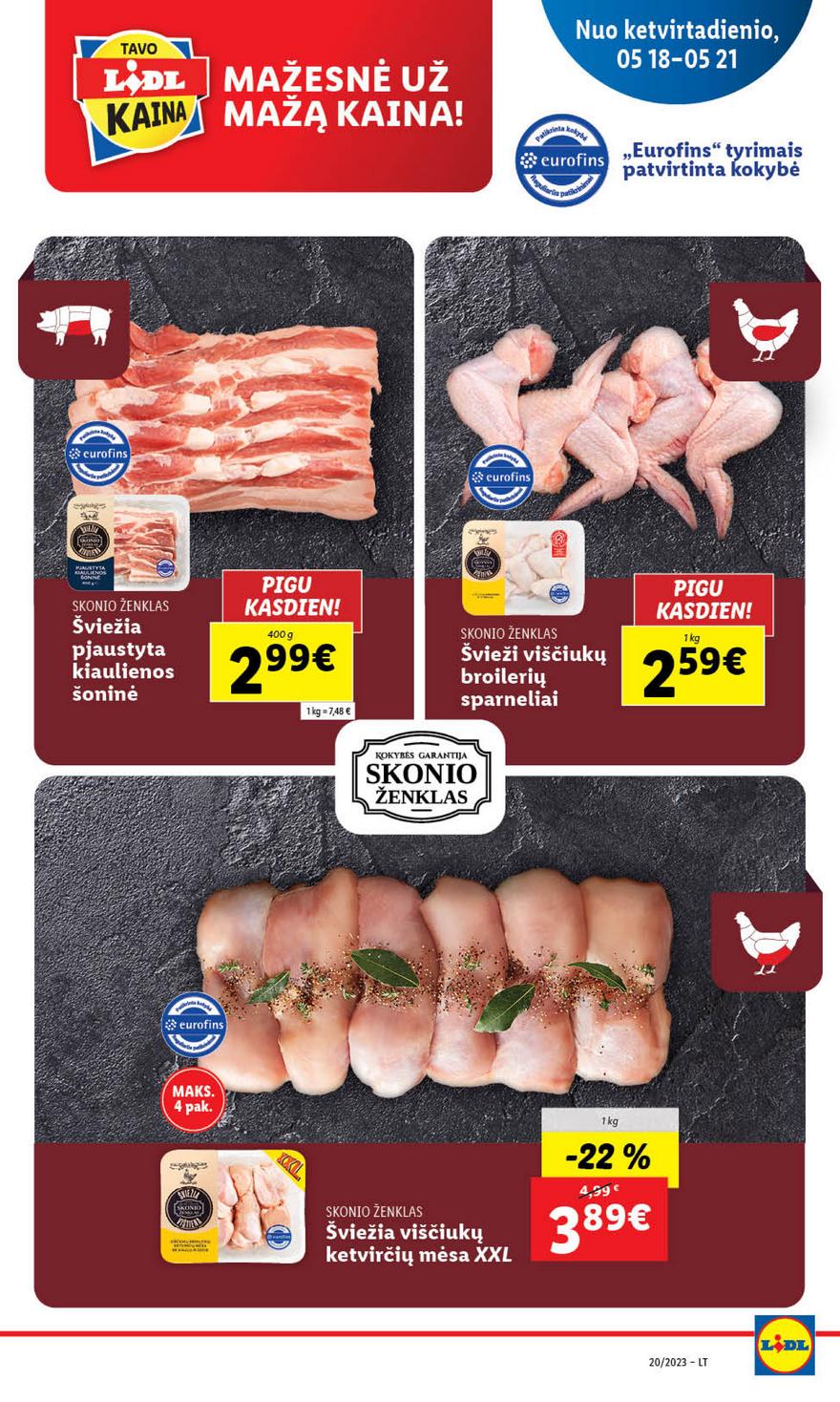 Lidl maisto prekių pasiūlymai akcijos nuo 
  2023-05-15 iki 
  2023-05-21 | Leidinukas.lt puslapis 10
