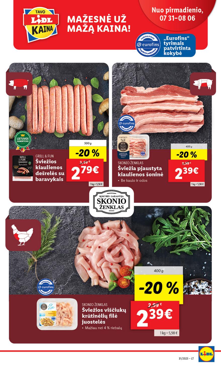 Lidl pasiūlymai akcijos nuo 
  2023-07-31 iki 
  2023-08-06 | Leidinukas.lt puslapis 20