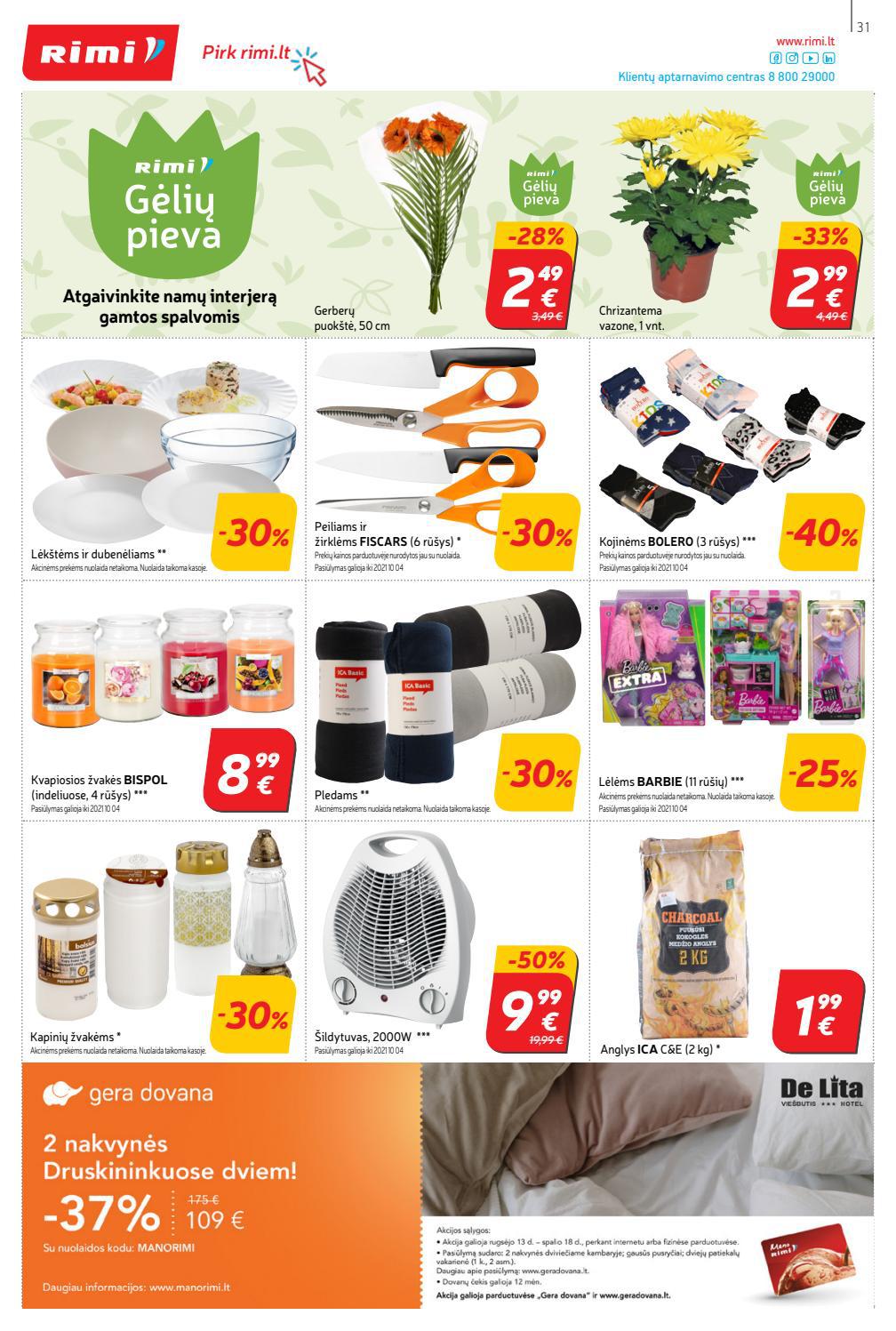 Rimi savaitinis leidinys akcijos nuo 
  2021-09-21 iki 
  2021-09-27 | Leidinukas.lt puslapis 31