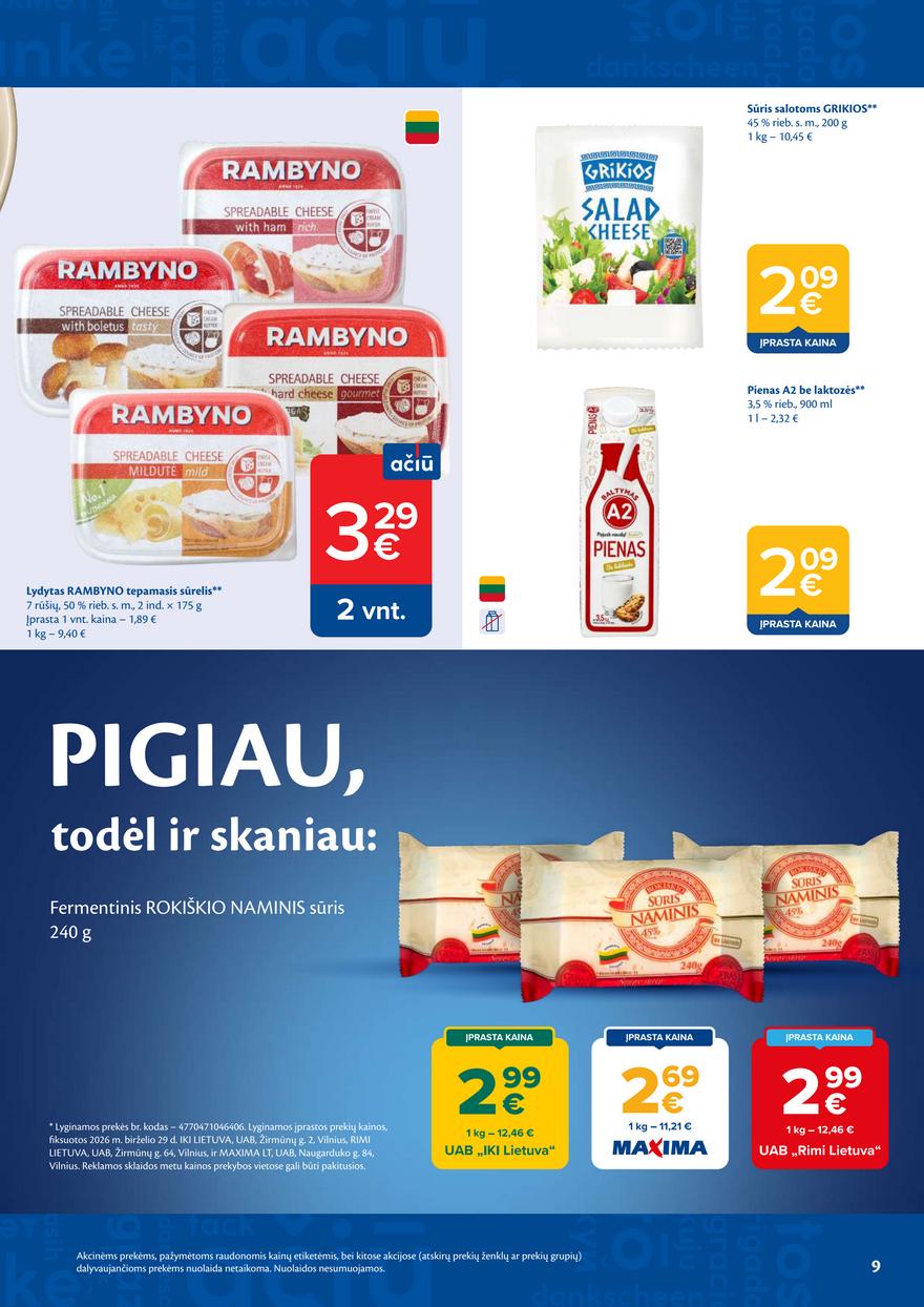 Maxima leidinukas akcijos nuo 
  2026-07-07 iki 
  2026-07-13 | Leidinukas.lt puslapis 9