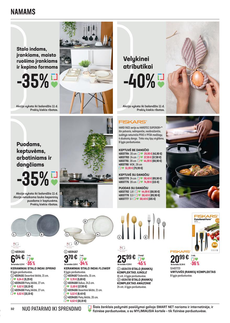 Senukai leidinys akcijos nuo 
  2022-03-23 iki 
  2022-04-11 | Leidinukas.lt puslapis 32