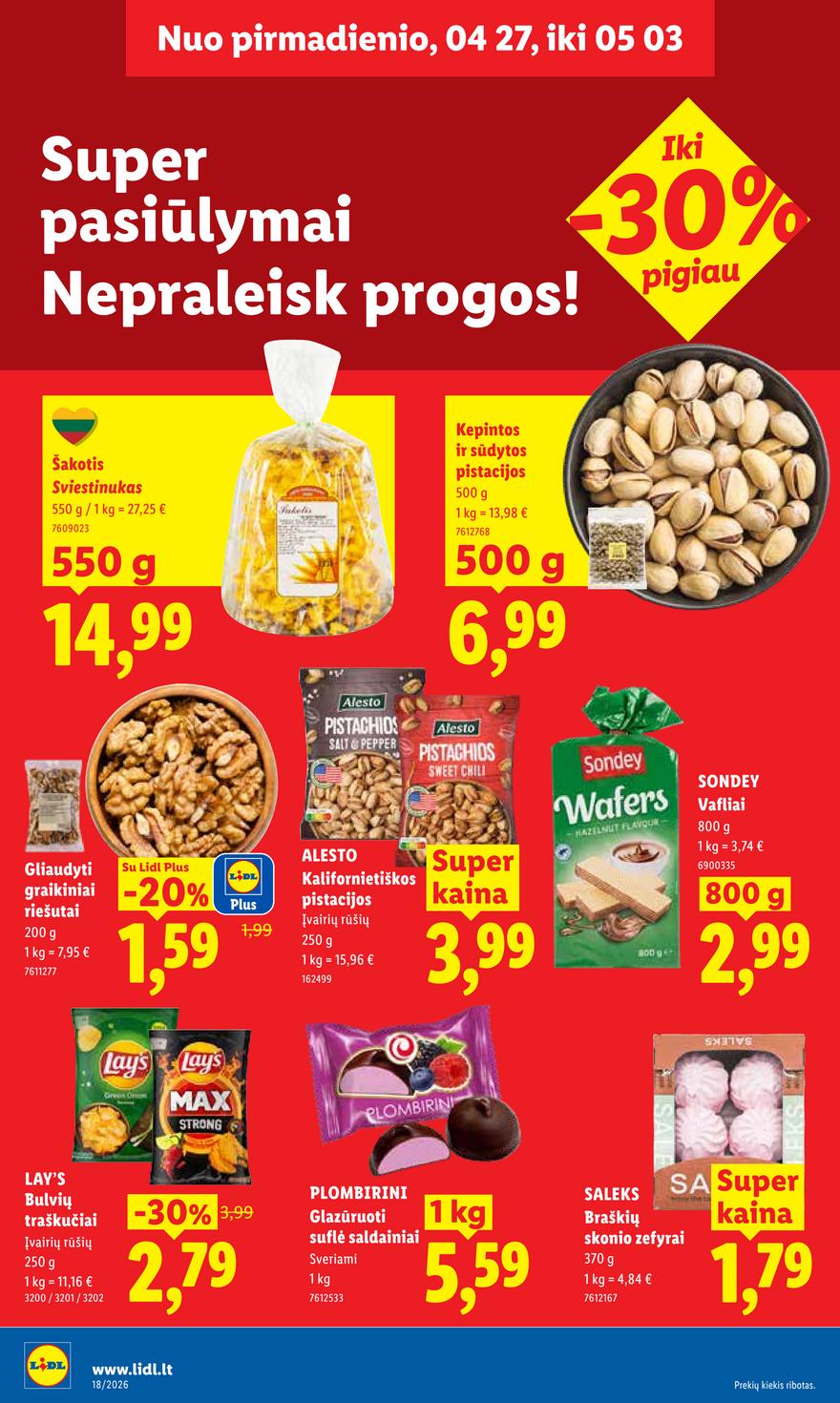 Lidl leidinys naujas akcijos nuo 
  2026-04-27 iki 
  2026-05-03 | Leidinukas.lt puslapis 16