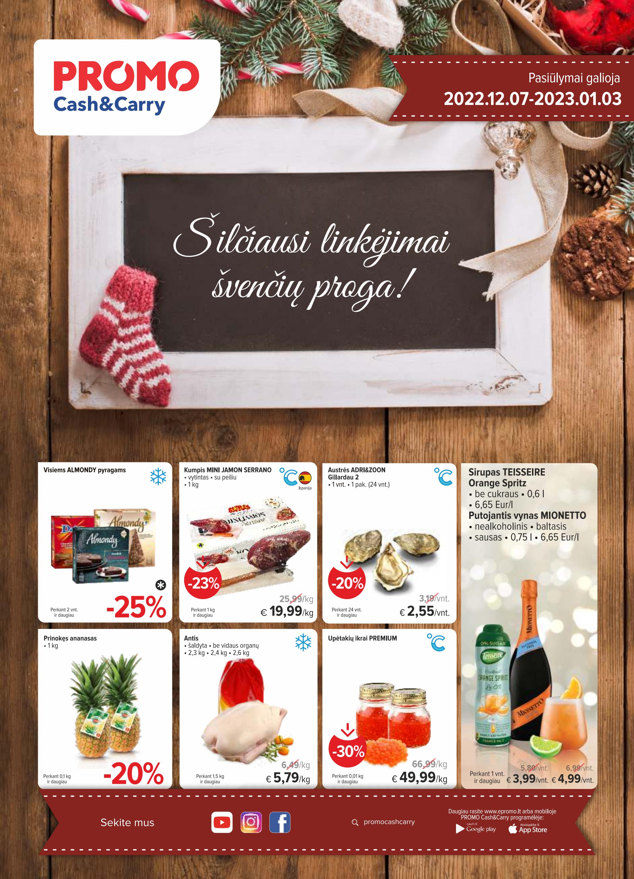 Promo pasiūlymų leidinys akcijos nuo 
  2022-12-07 iki 
  2023-01-03 | Leidinukas.lt puslapis 1