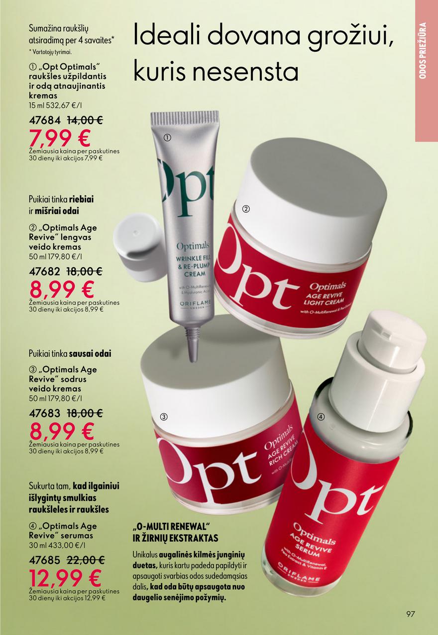 Oriflame katalogas akcijos nuo 
  2026-04-22 iki 
  2026-05-12 | Leidinukas.lt puslapis 97