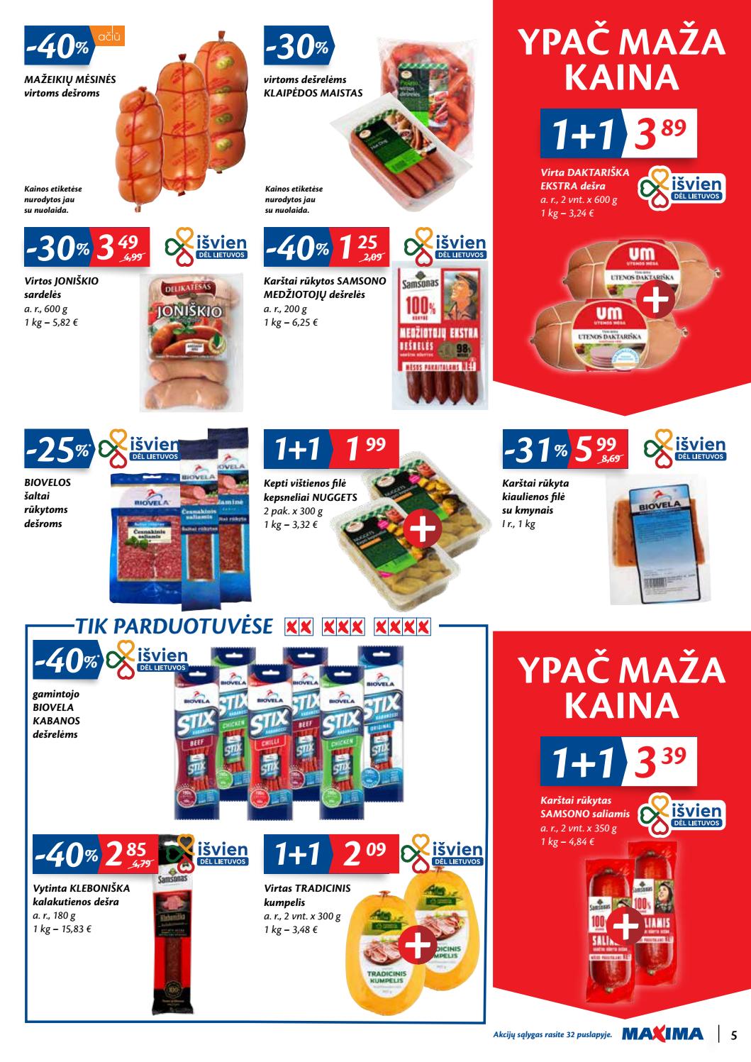 Maxima kaininis leidinys akcijos nuo 
  2020-09-08 iki 
  2020-09-14 | Leidinukas.lt puslapis 5