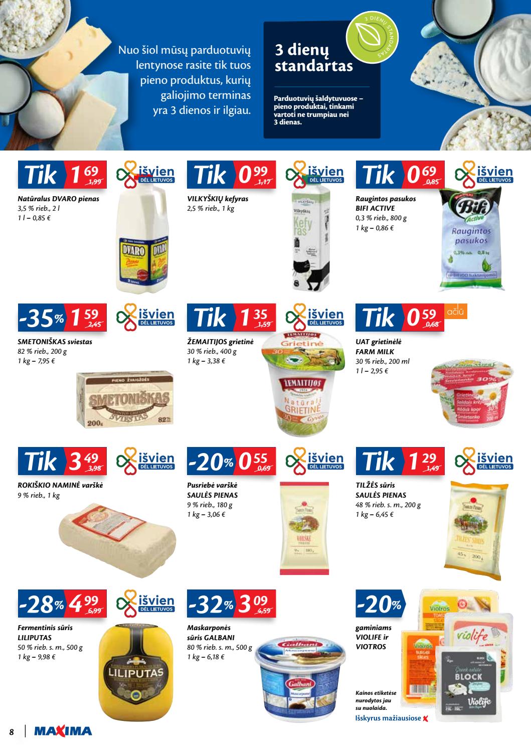 Maxima kaininis leidinys akcijos nuo 
  2020-09-08 iki 
  2020-09-14 | Leidinukas.lt puslapis 8