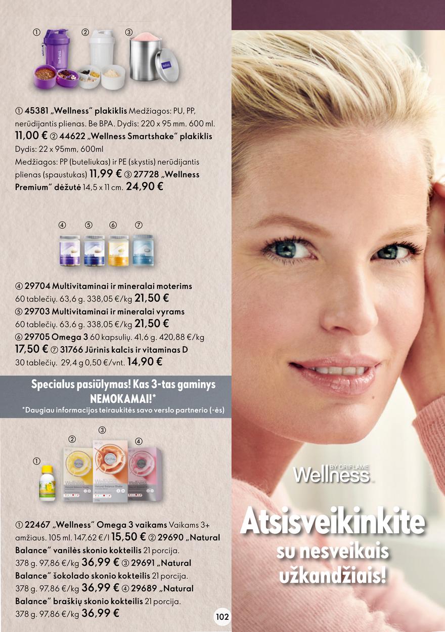 Oriflame katalogas akcijos nuo 
  2023-01-11 iki 
  2023-01-31 | Leidinukas.lt puslapis 102