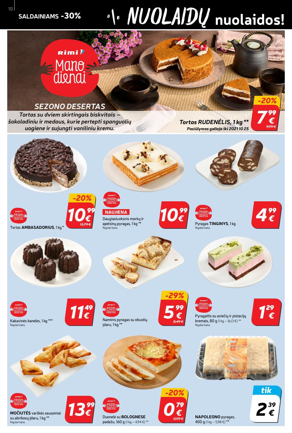 Rimi savaitinis leidinys akcijos nuo 
  2021-10-12 iki 
  2021-10-18 | Leidinukas.lt puslapis 10