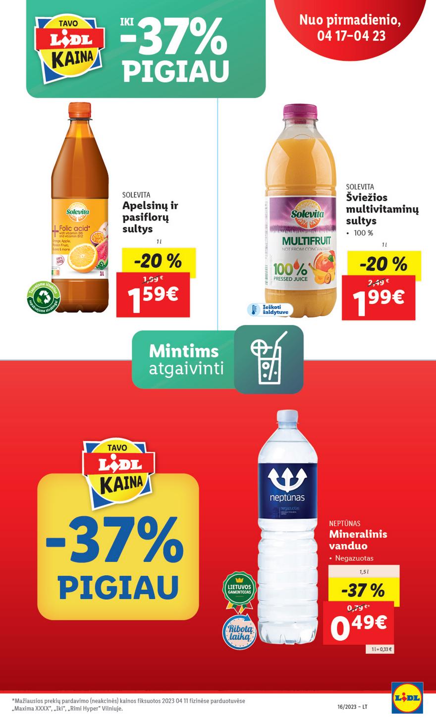 Lidl pasiūlymai akcijos nuo 
  2023-04-17 iki 
  2023-04-23 | Leidinukas.lt puslapis 59