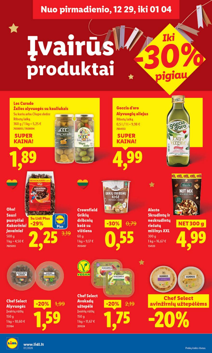 Lidl leidinys akcijos nuo 
  2025-12-29 iki 
  2026-01-04 | Leidinukas.lt puslapis 26