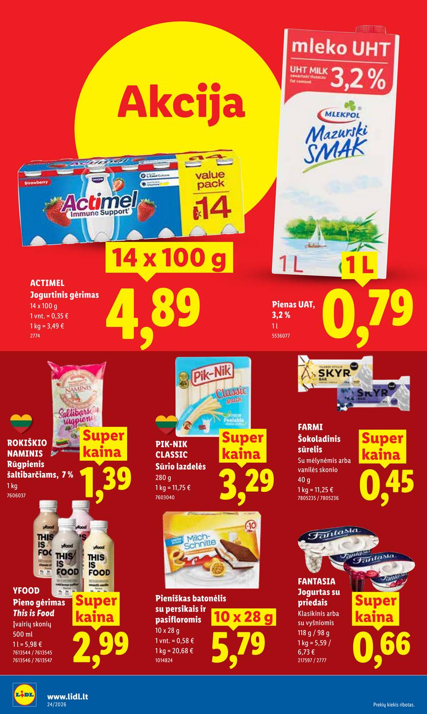 Lidl leidinys akcijos nuo 
  2026-06-08 iki 
  2026-06-14 | Leidinukas.lt puslapis 12