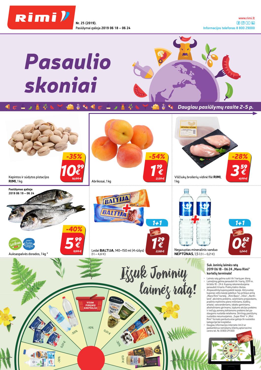 Rimi savaitinis leidinys akcijos nuo 
  2019-06-18 iki 
  2019-06-24 | Leidinukas.lt puslapis 1