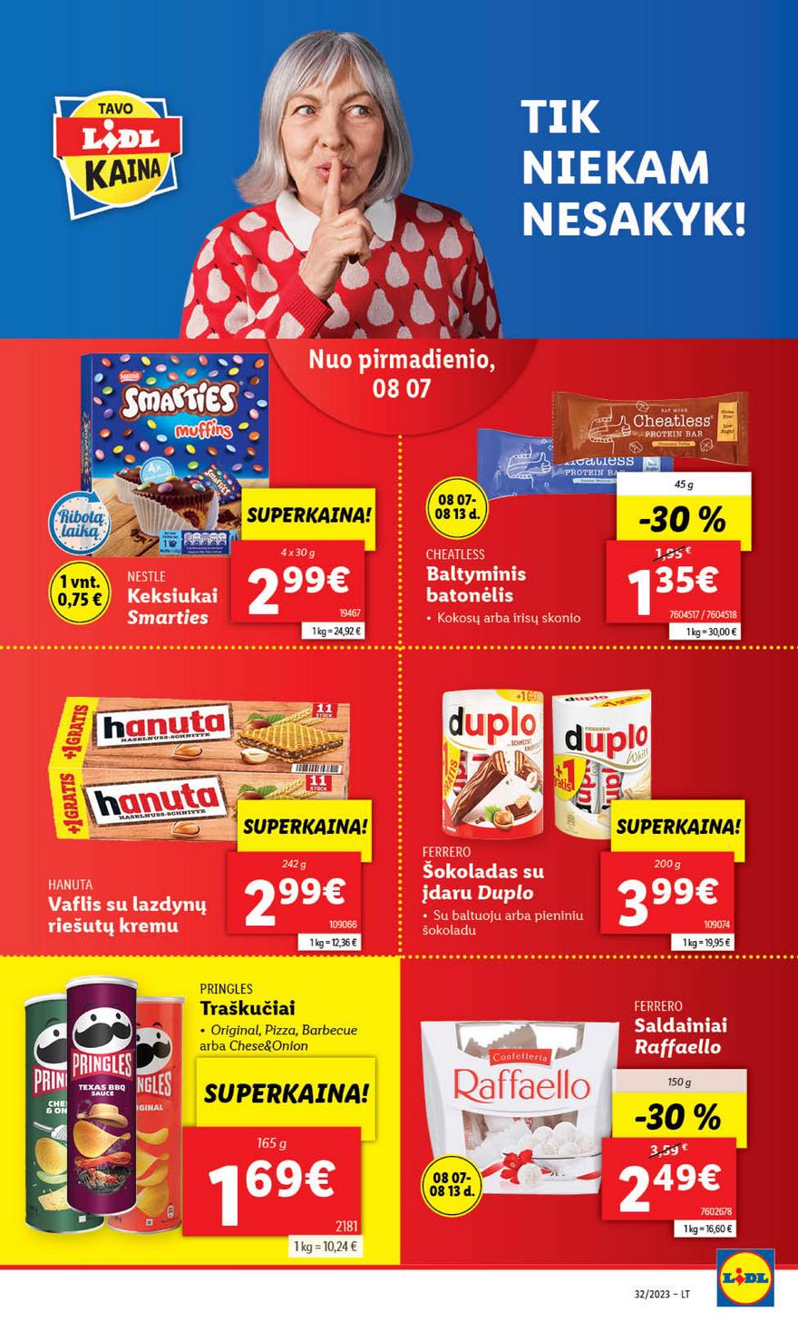 Lidl pasiūlymai akcijos nuo 
  2023-08-07 iki 
  2023-08-13 | Leidinukas.lt puslapis 13
