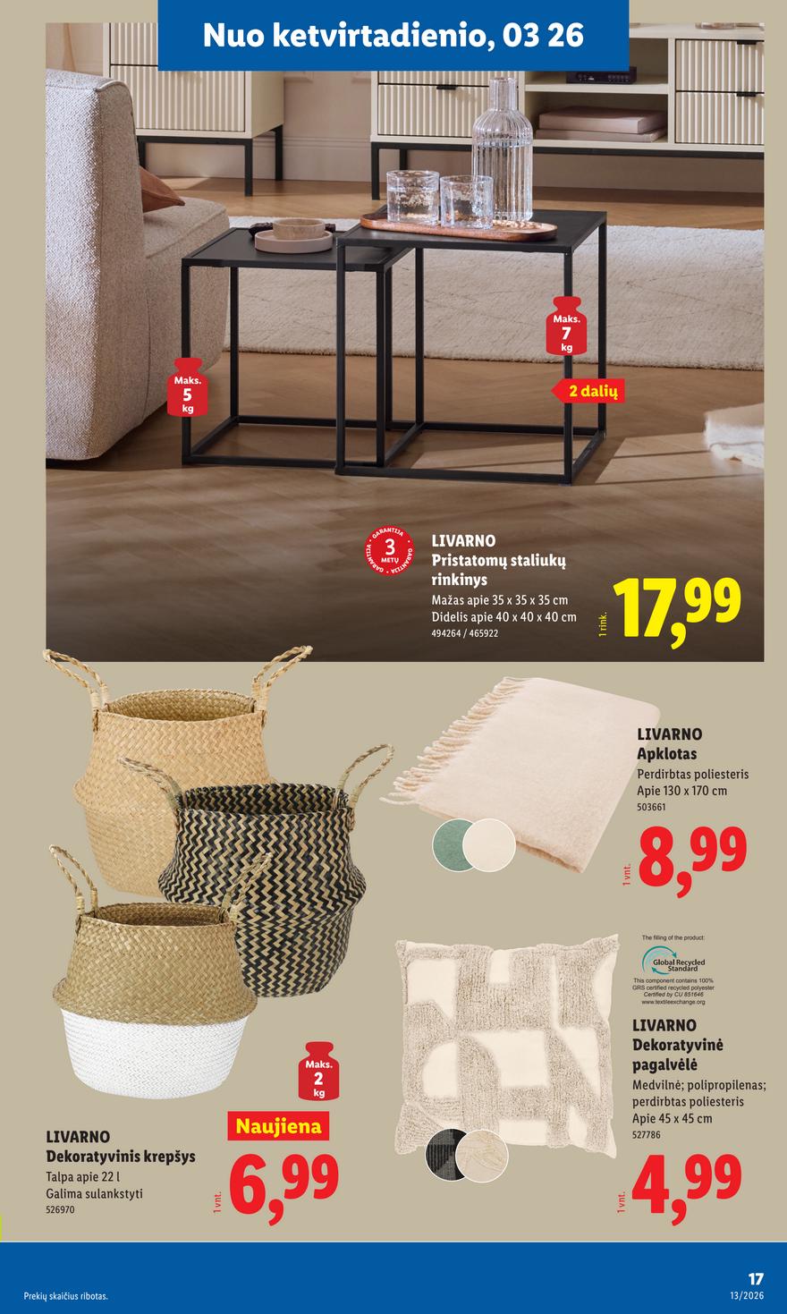 Lidl ne maisto leidinys akcijos nuo 
  2026-03-23 iki 
  2026-03-29 | Leidinukas.lt puslapis 17