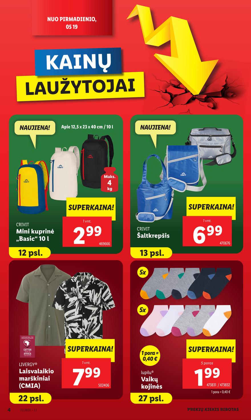 Lidl ne maisto leidinys akcijos nuo 
  2025-05-19 iki 
  2025-05-25 | Leidinukas.lt puslapis 4