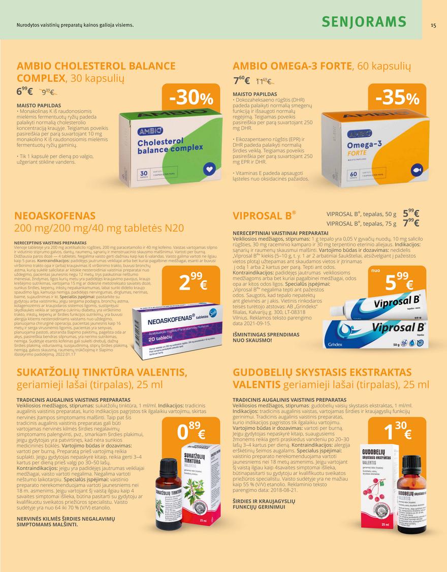 Norfos vaistinės leidinys akcijos nuo 
  2022-05-01 iki 
  2022-05-31 | Leidinukas.lt puslapis 15