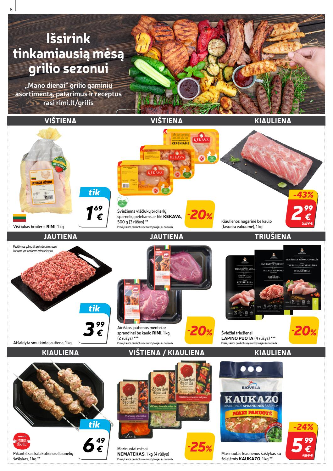 Rimi savaitinis leidinys akcijos nuo 
  2019-07-02 iki 
  2019-07-08 | Leidinukas.lt puslapis 8