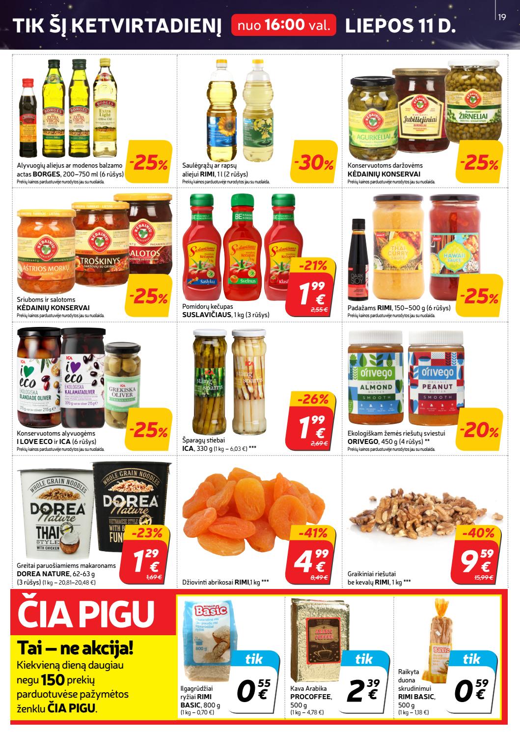 Rimi savaitinis leidinys akcijos nuo 
  2019-07-09 iki 
  2019-07-15 | Leidinukas.lt puslapis 19
