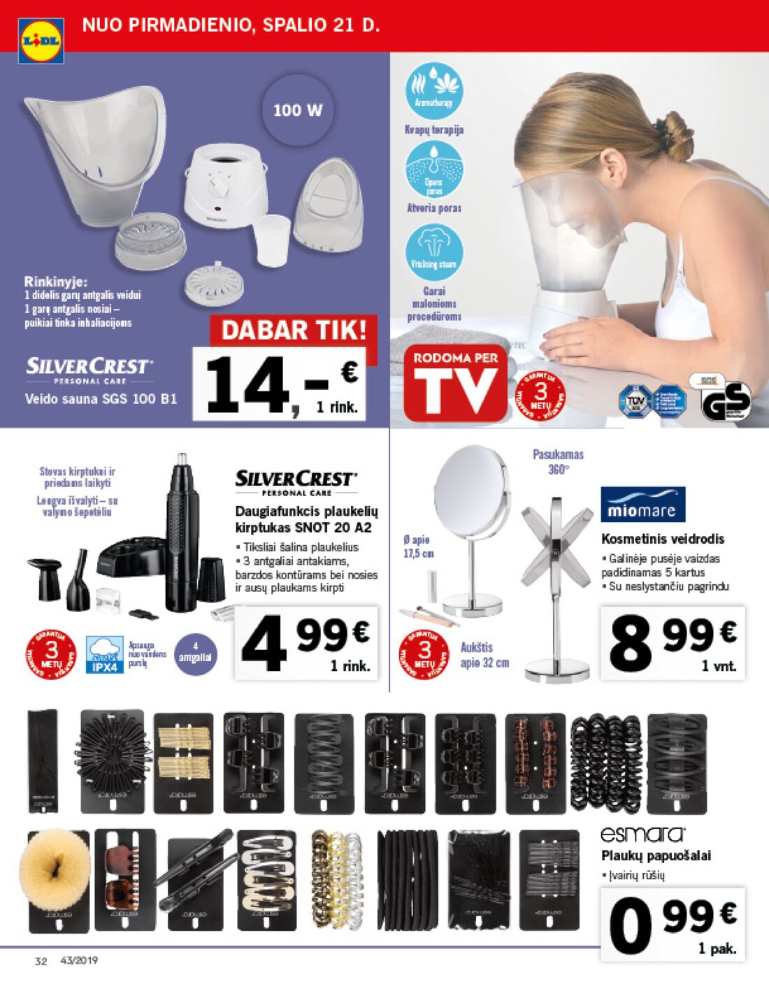 Lidl savaitinis leidinys akcijos nuo 
  2019-10-21 iki 
  2019-10-27 | Leidinukas.lt puslapis 32
