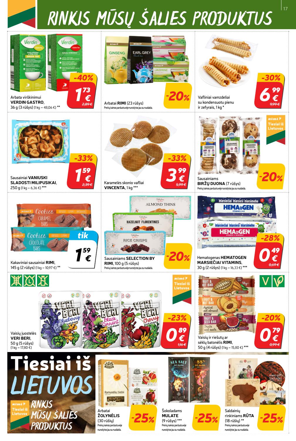 Rimi savaitinis leidinys akcijos nuo
2021-06-29 iki
2021-07-05 | Leidinukas.lt puslapis 17
