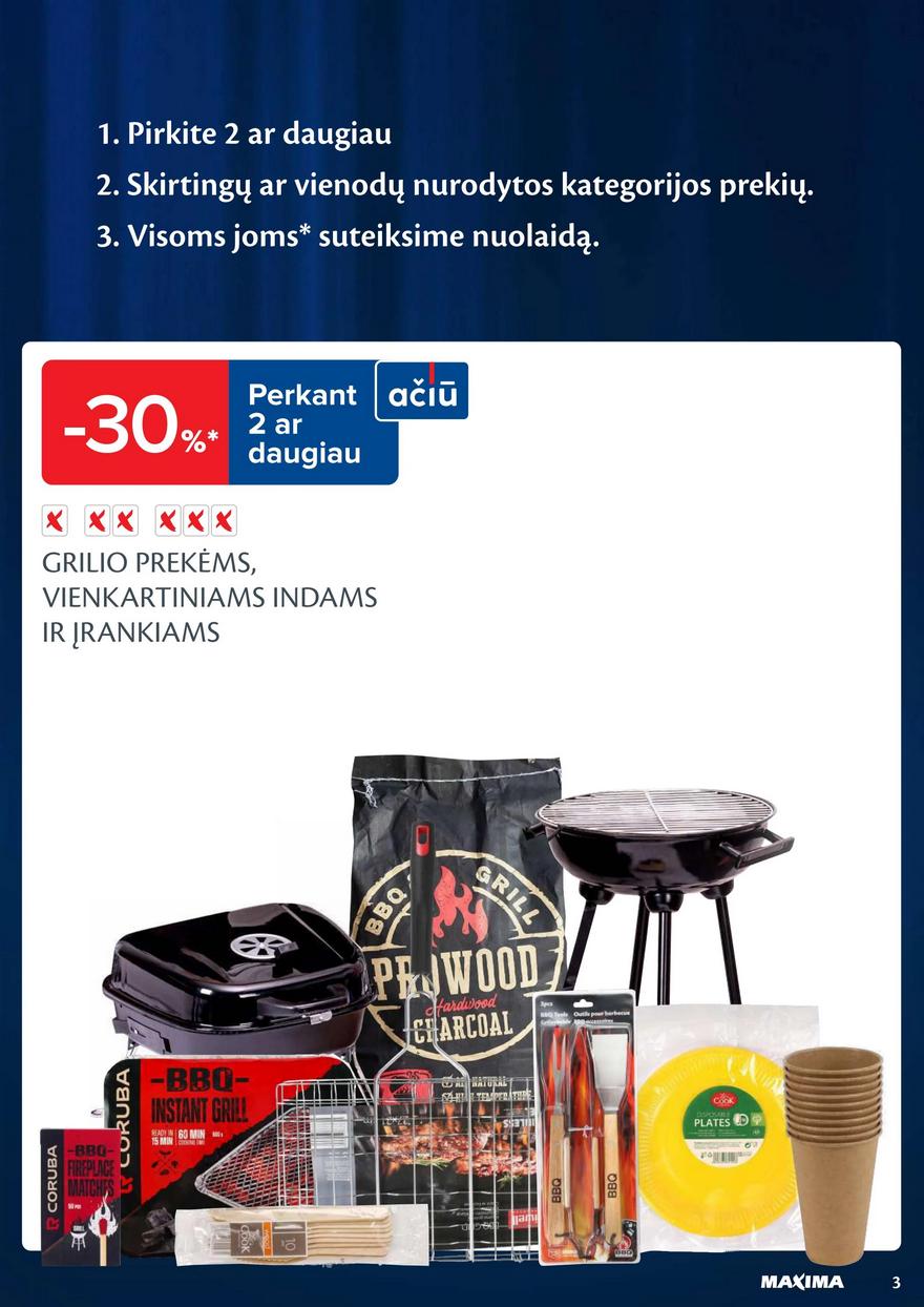 Maxima savaitinis leidinys akcijos nuo
2024-04-30 iki
2024-05-06 | Leidinukas.lt puslapis 3