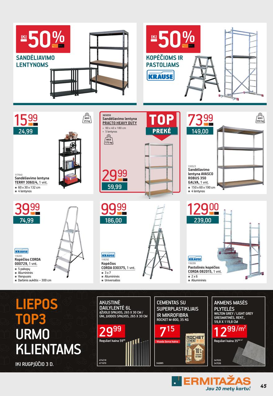 Ermitažas leidinys akcijos nuo 
  2025-07-01 iki 
  2025-08-03 | Leidinukas.lt puslapis 45