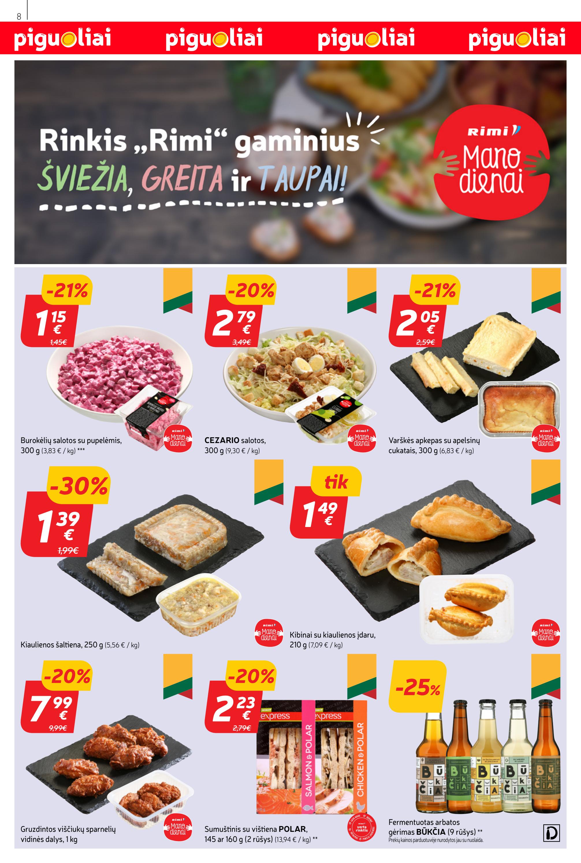 Rimi savaitinis leidinys akcijos nuo 
  2023-04-25 iki 
  2023-05-01 | Leidinukas.lt puslapis 8