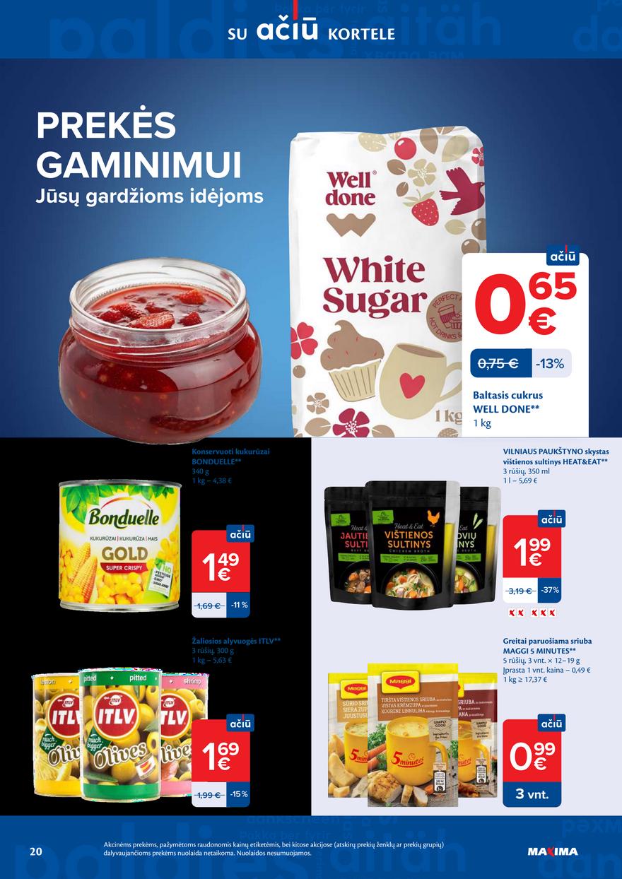 Maxima leidinys akcijos nuo 
  2026-03-31 iki 
  2026-04-06 | Leidinukas.lt puslapis 20