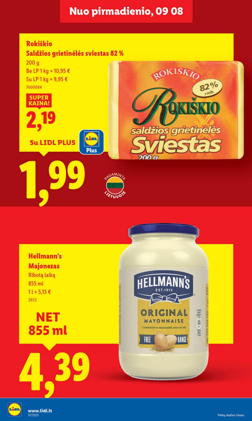Lidl leidinys akcijos nuo 
  2025-09-08 iki 
  2025-09-14 | Leidinukas.lt puslapis 20