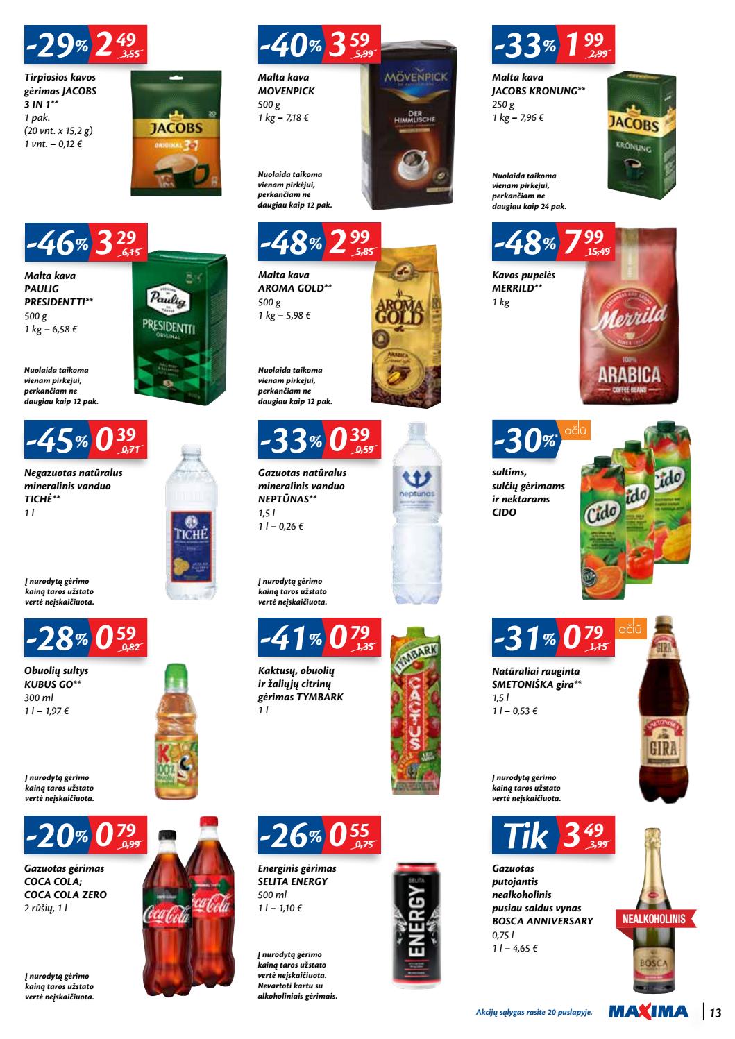 Maxima kaininis leidinys akcijos nuo 
  2019-12-03 iki 
  2019-12-09 | Leidinukas.lt puslapis 13