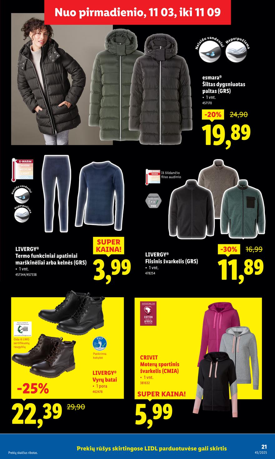 Lidl ne maisto leidinys akcijos nuo 
  2025-11-03 iki 
  2025-11-09 | Leidinukas.lt puslapis 21