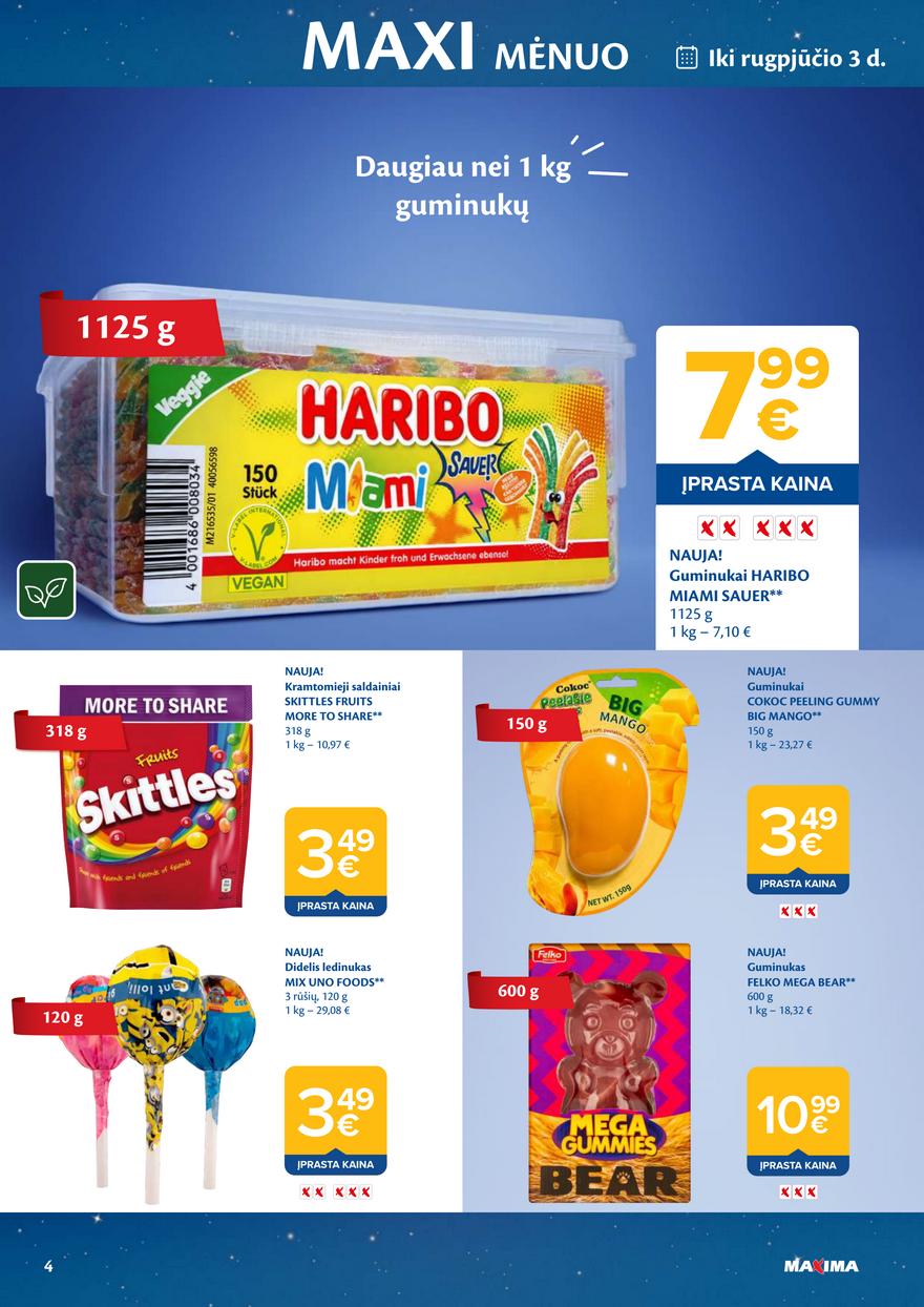 Maxima leidinukas akcijos nuo 
  2026-07-07 iki 
  2026-08-03 | Leidinukas.lt puslapis 4