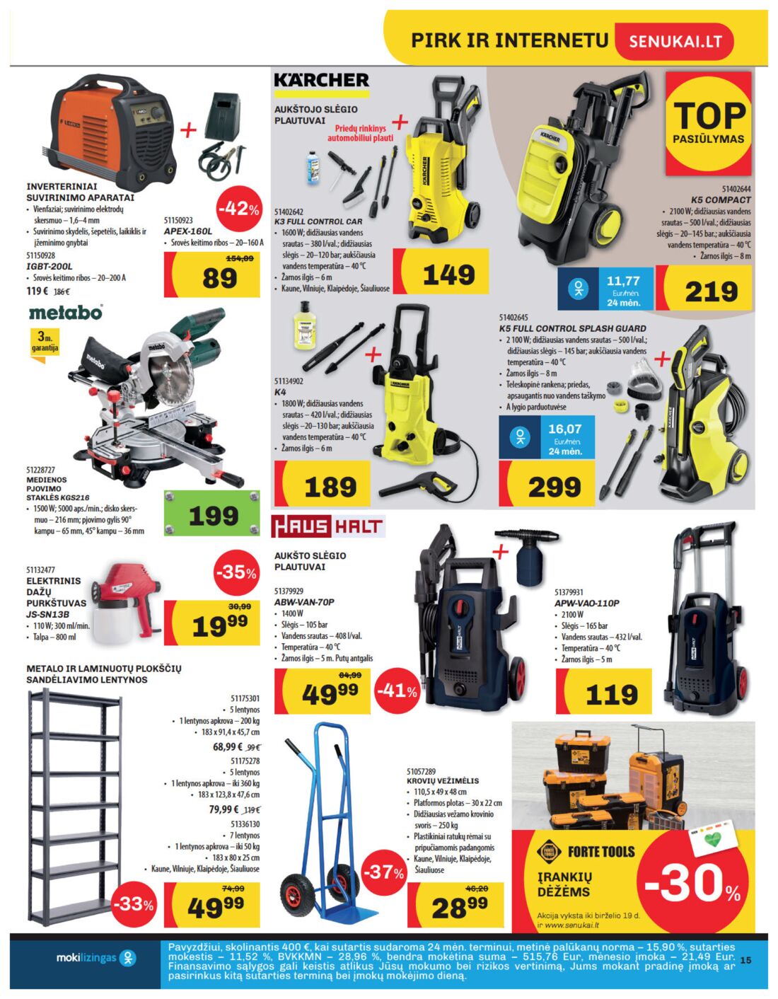 Senukai reklaminis leidinys akcijos nuo 
  2019-05-30 iki 
  2019-06-17 | Leidinukas.lt puslapis 15