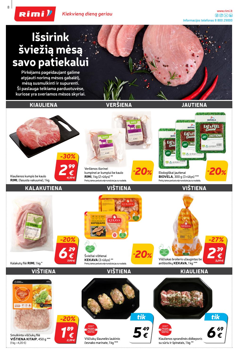 Rimi savaitinis leidinys akcijos nuo 
  2019-10-01 iki 
  2019-10-07 | Leidinukas.lt puslapis 8