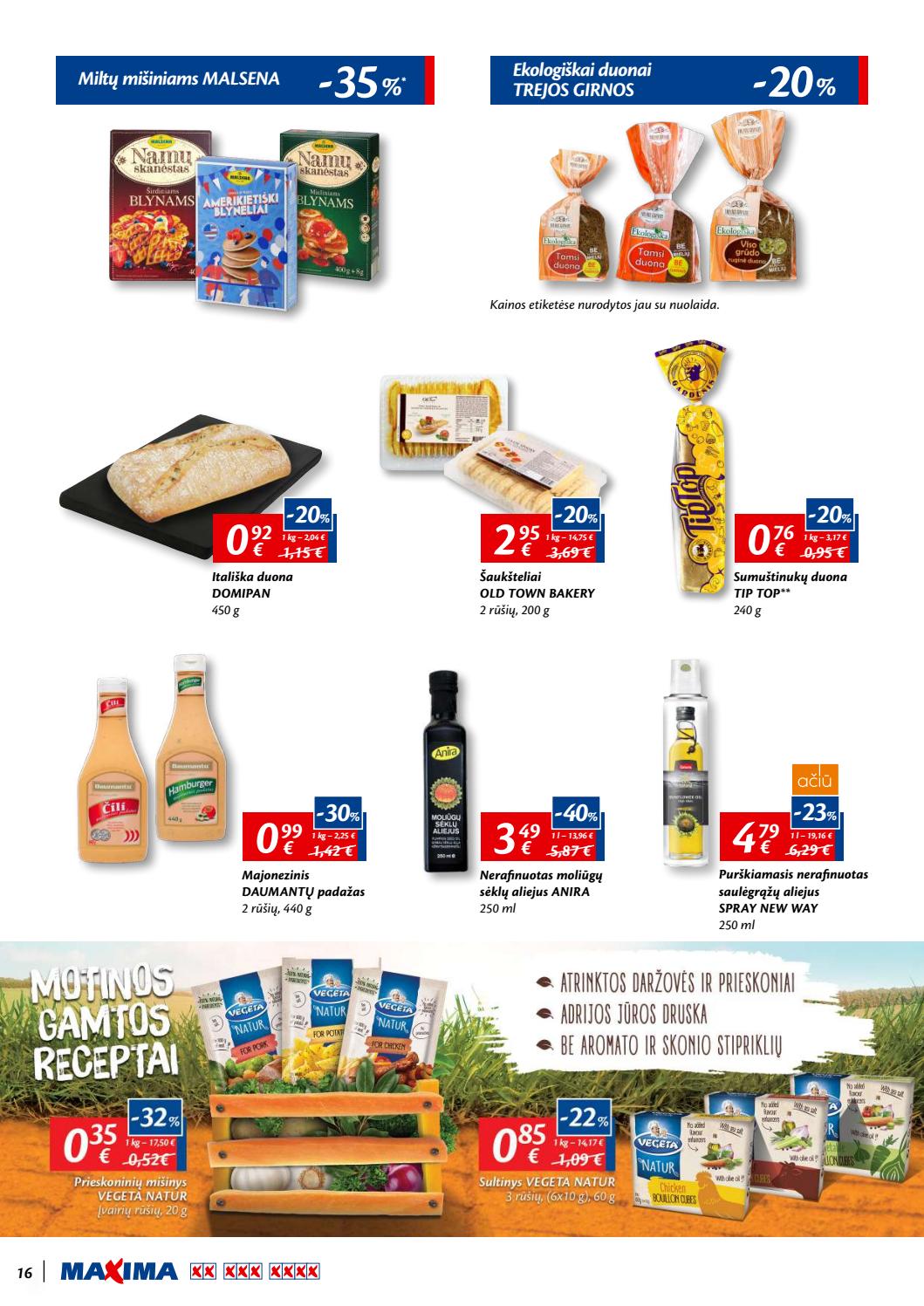 Maxima kaininis leidinys akcijos nuo 
  2019-09-12 iki 
  2019-09-25 | Leidinukas.lt puslapis 16