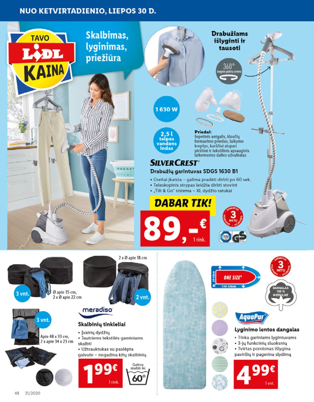 Lidl savaitinis leidinys akcijos nuo 
  2020-07-27 iki 
  2020-08-02 | Leidinukas.lt puslapis 48