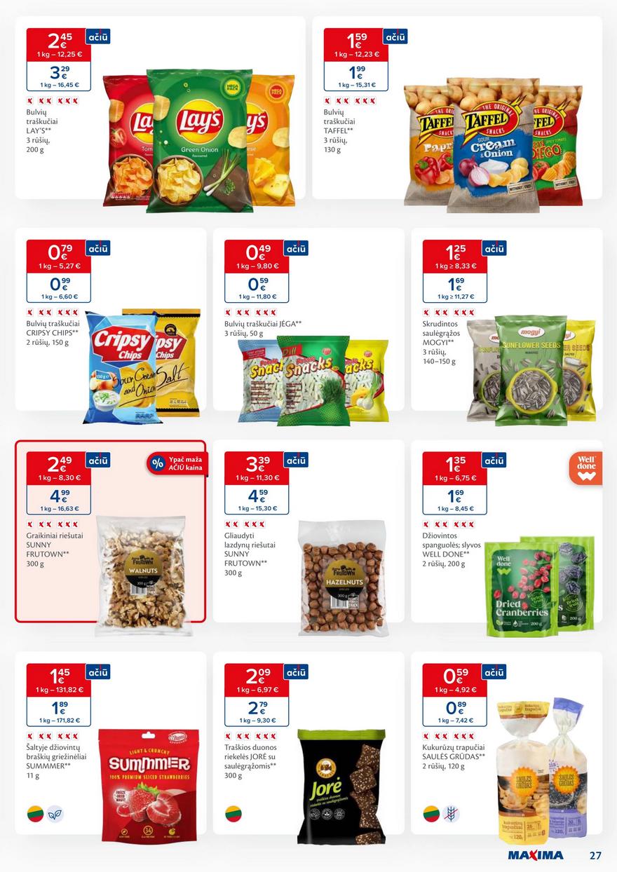Maxima kaininis leidinys akcijos nuo 
  2024-01-03 iki 
  2024-01-08 | Leidinukas.lt puslapis 27