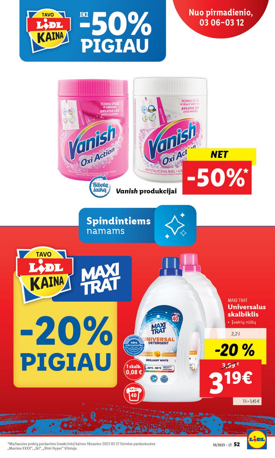 Lidl pasiūlymai akcijos nuo 
  2023-03-03 iki 
  2023-03-12 | Leidinukas.lt puslapis 52